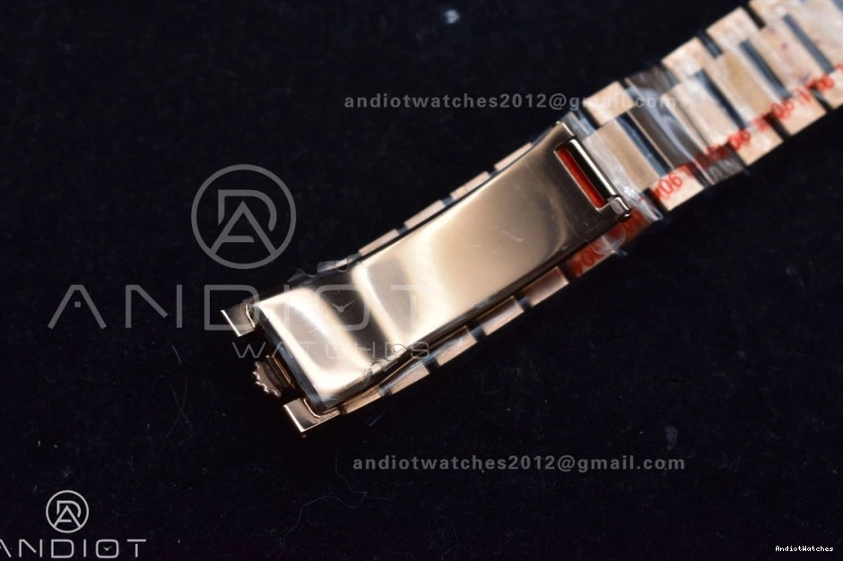 V5 RG Original Diamond (Gain 904L DayDate Grey Weight) on Square President 36 vr3255 Best Bracelet 671 QF with Dial Steel Edition 0422